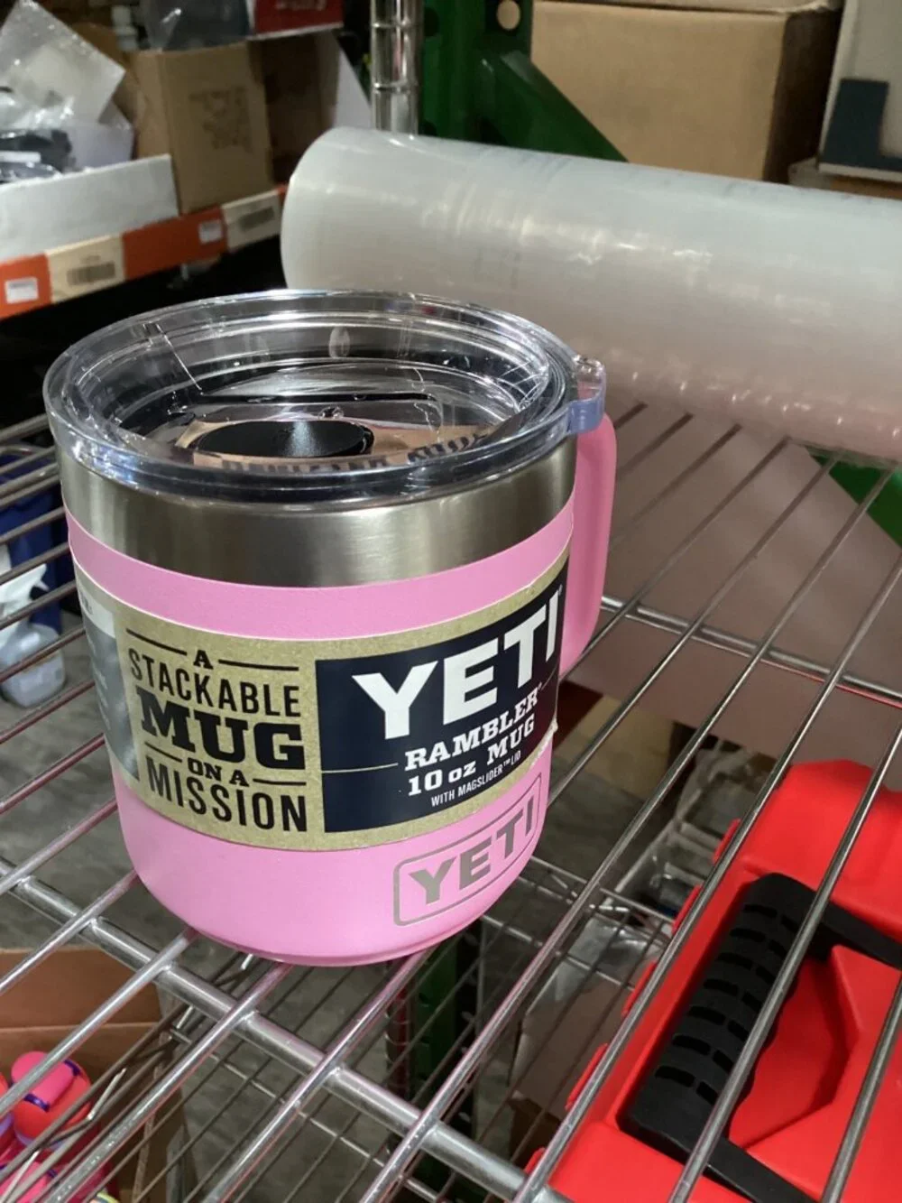 Stackable Mug, Vacuum Insulated, Stainless Steel with MagSlider Lid, Power Pink